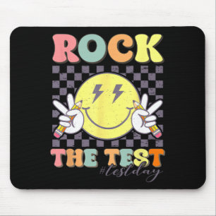 The Test Testing Day Retro Motivational Teacher St Mouse Mat