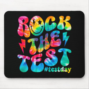 The Test Testing Day Retro Motivational Teacher St Mouse Mat