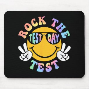 The Test Testing Day Retro Motivational Teacher St Mouse Mat