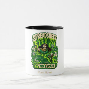 The Test Was Easy For Someone Funny Spreadsheet Mug