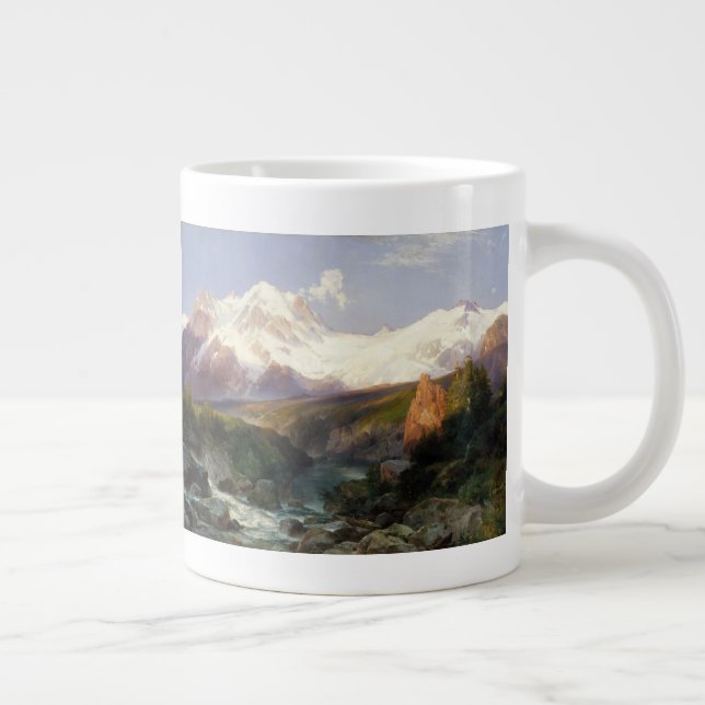 The Teton Range Large Coffee Mug (Right)