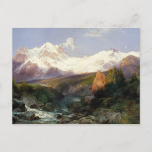 The Teton Range Postcard