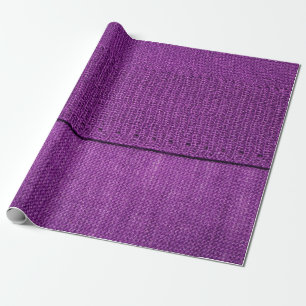 the texture of the knitted fabric, a plain purple  wrapping paper