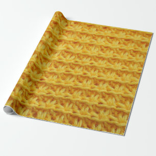 the texture of the knitted fabric with a striped d wrapping paper