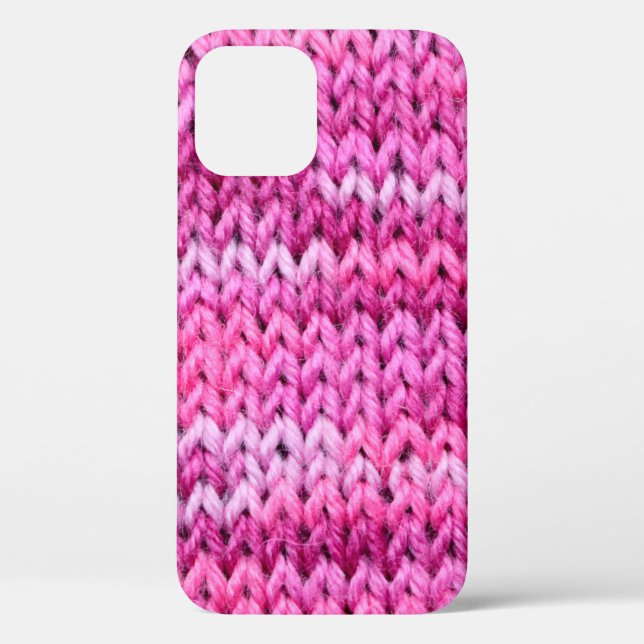 the texture of the knitted fabric with striped pat Case-Mate iPhone case (Back)