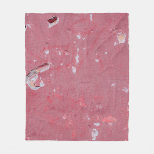 The texture of the old wall with scratches, cracks fleece blanket