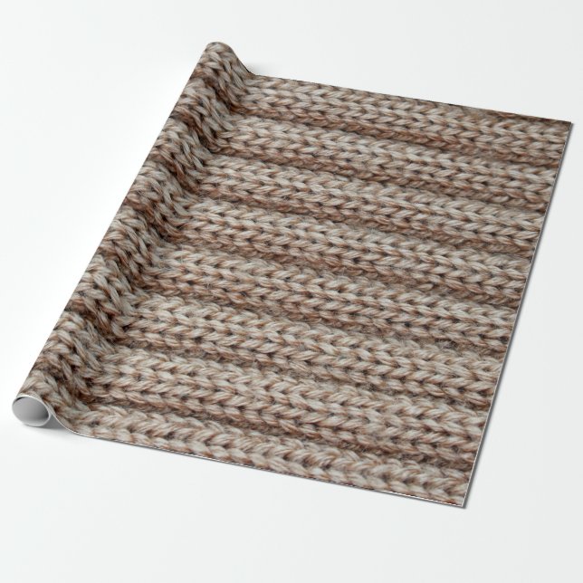 the texture of the plain knitted fabric , brown wrapping paper (Unrolled)