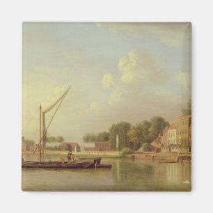 The Thames at Twickenham, c.1760 (oil on canvas) Magnet