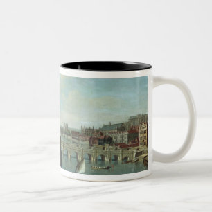The Thames at Westminster Two-Tone Coffee Mug