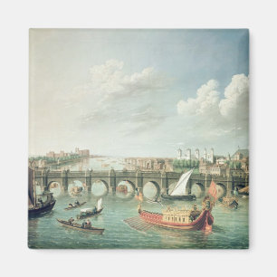The Thames below Westminster Bridge Magnet