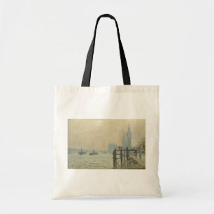 The Thames Below Westminster by Claude Monet Tote Bag