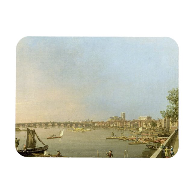 The Thames from the Terrace of Somerset House, loo Magnet (Horizontal)