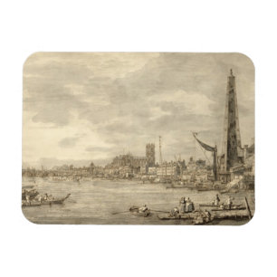 The Thames Looking towards Westminster from near Y Magnet