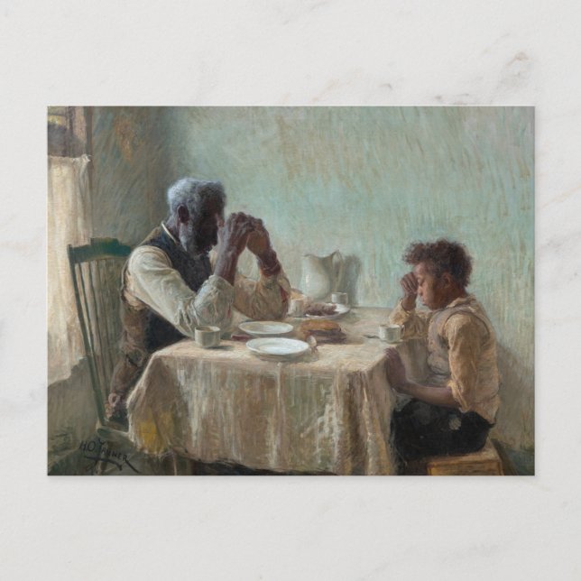 The Thankful Poor, 1894 by Henry Ossawa Tanner Invitation Postcard (Front)