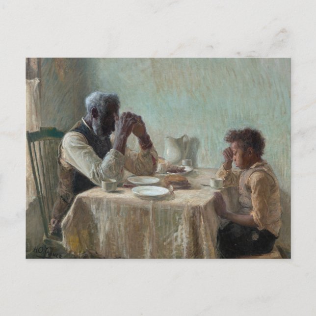 The Thankful Poor, 1894 by Henry Ossawa Tanner Postcard (Front)
