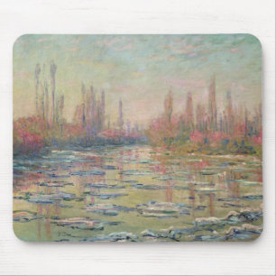 The Thaw on the Seine, near Vetheuil, 1880 Mouse Mat
