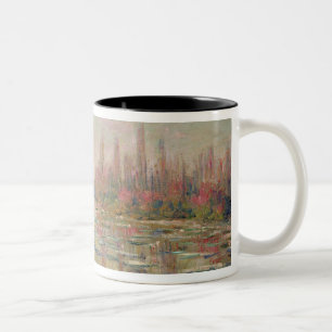 The Thaw on the Seine, near Vetheuil, 1880 Two-Tone Coffee Mug