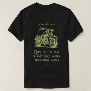 The the road, a motorcycle design. T-Shirt