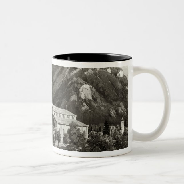 The Theatre at Oberammergau, 1930 Two-Tone Coffee Mug (Right)