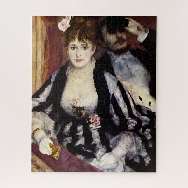 The Theatre Box by Renoir Impressionist Painting Jigsaw Puzzle (Vertical)