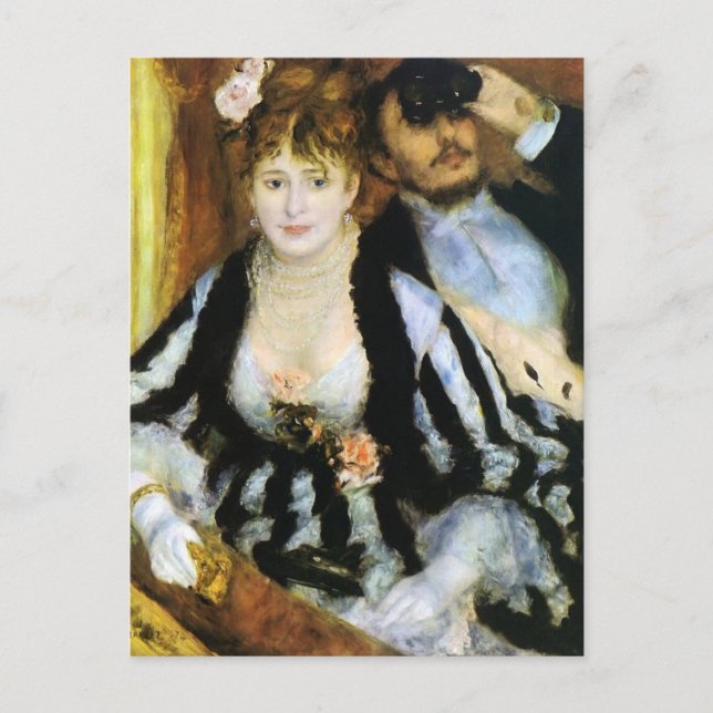 The Theatre Box by Renoir Postcard (Front)