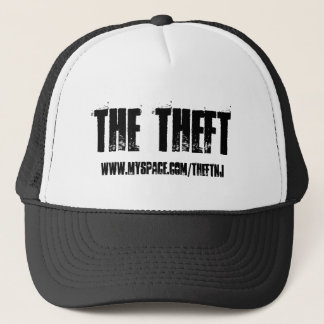 The Theft, www.myspace.com/theftnj - Customised Trucker Hat