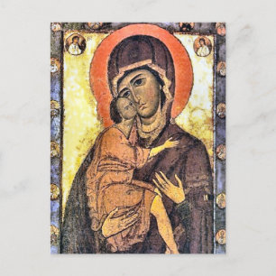 The Theotokos and the Christ Child Postcard