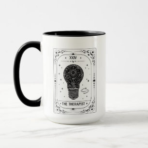 The Therapist Tarot Card Mug Black Mug Gift for