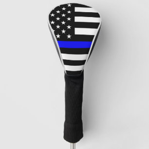 The Thin Blue Line Flag Golf Head Cover