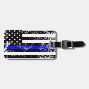 The Thin Blue Line Luggage Tag