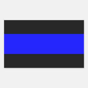 The Thin Blue Line Rectangular Sticker
