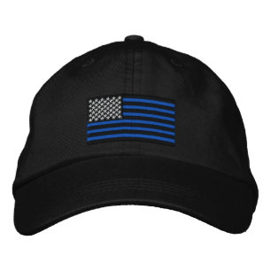 The Thin Blue Lines American Embroidered Hat