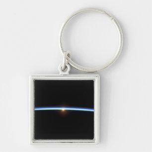 The thin line of Earth's atmosphere 2 Key Ring