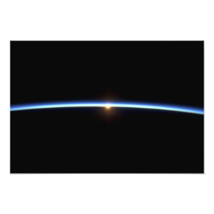 The thin line of Earth's atmosphere 2 Photo Print