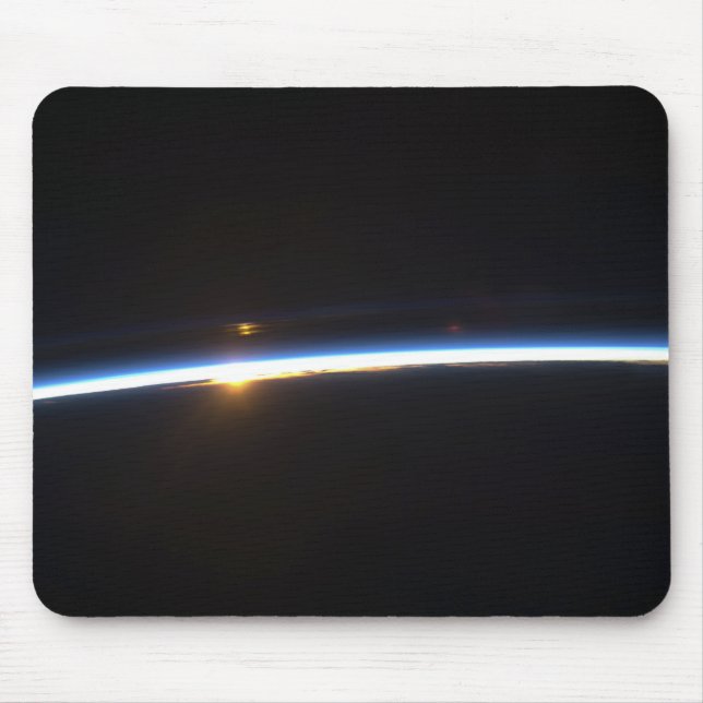 The thin line of Earth's atmosphere Mouse Mat (Front)