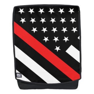 The Thin Red Line Flag Backpack