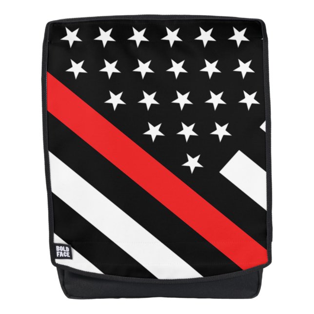 The Thin Red Line Flag Backpack (Front)