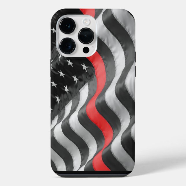The Thin  Red Line iPhone Case (Back)
