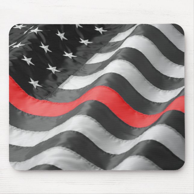 The Thin  Red Line Mouse Mat (Front)
