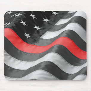 The Thin Red Line Mouse Mat