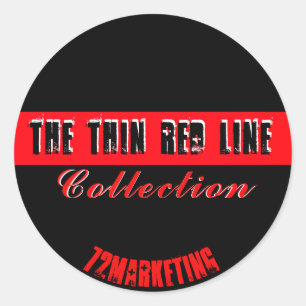 The Thin Red Line Sticker Fire Dept. Collection