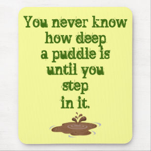 The Thing About Puddles_ Mouse Mat