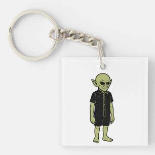 The Thing They Saw - I Believe Alien Encounter Key Ring