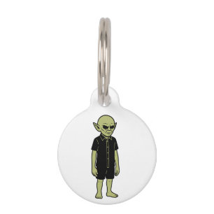 The Thing They Saw - I Believe Alien Encounter Pet Tag