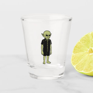 The Thing They Saw - I Believe Alien Encounter Shot Glass