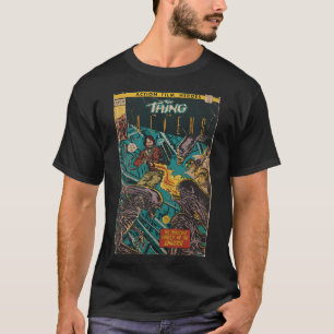 The Thing Vs. Aliens Fan Art Comic Cover T-Shirt