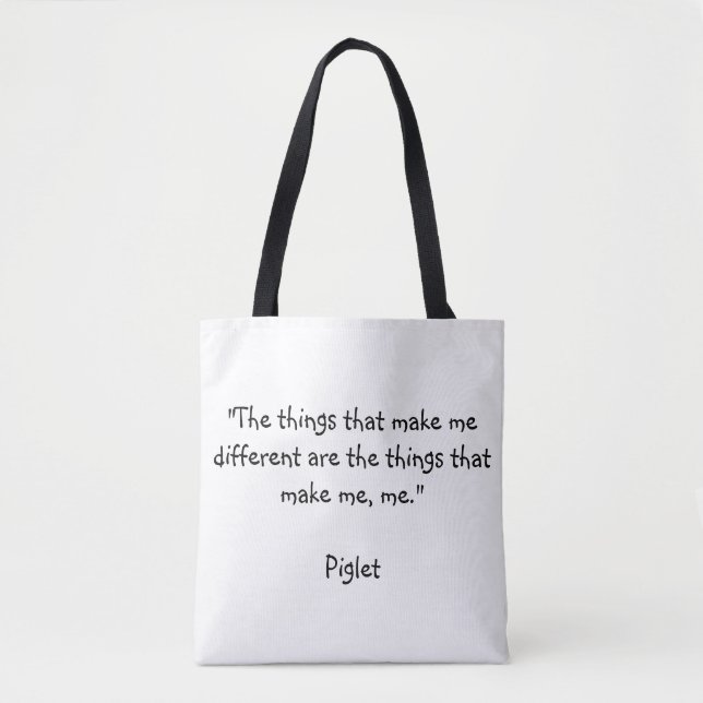 The things that make me, me! tote bag (Front)