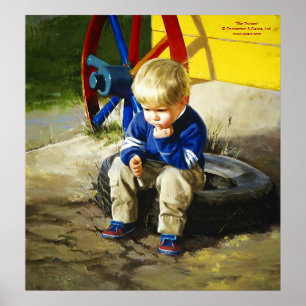 The Thinker (Canvas Print) Poster