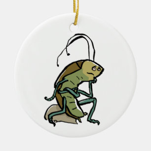 the thinker ceramic tree decoration