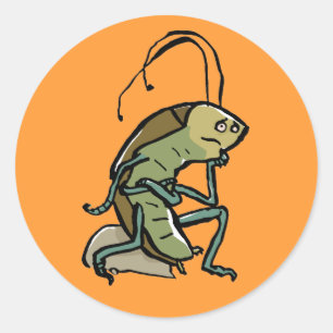 the thinker classic round sticker